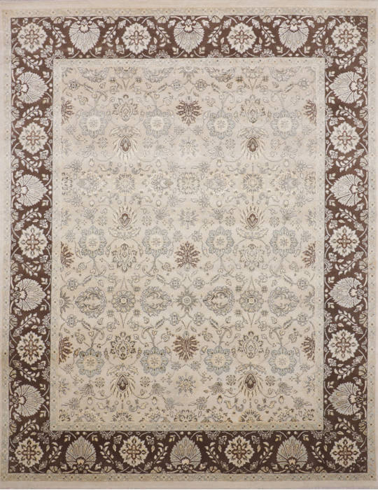 Jaipur White Hand Knotted 711 X 102 Area Rug 905-115810 Image 0