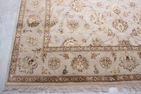 Jaipur White Hand Knotted 80 X 101 Area Rug 905-115811 Image 2
