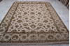 Jaipur White Hand Knotted 80 X 101  Area Rug 905-115811 Thumb 7