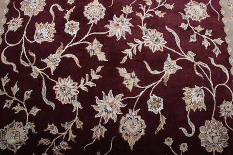 Jaipur Red Hand Knotted 80 X 100 Area Rug 905-115817 Image 4