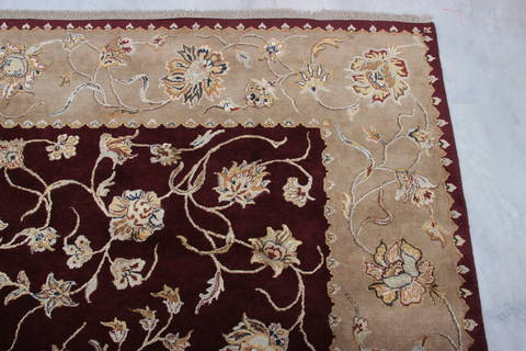 Jaipur Red Hand Knotted 80 X 100 Area Rug 905-115817 Image 6