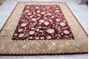 Jaipur Red Hand Knotted 80 X 100 Area Rug 905-115817 Thumb 1