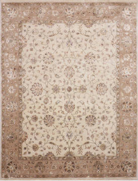 Jaipur White Hand Knotted 8'0" X 10'3"  Area Rug 905-115818