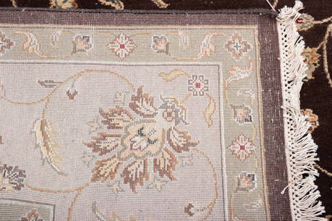 Jaipur Brown Hand Knotted 81 X 101 Area Rug 905-115821 Image 8