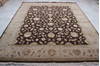 Jaipur Brown Hand Knotted 81 X 101 Area Rug 905-115821 Thumb 1