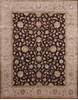 Jaipur Brown Hand Knotted 81 X 101  Area Rug 905-115821 Thumb 0