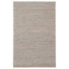 Jaipur Living Naturals Ambary Grey Rectangle 9x12 ft Wool and Hemp Carpet 115872