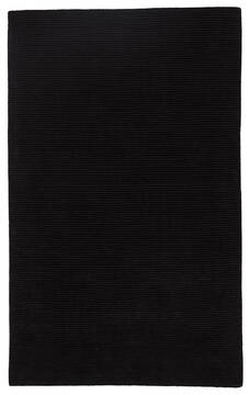 Jaipur Living Basis Black Rectangle 2x3 ft Wool and Viscose Carpet 116098