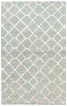 Jaipur Living Blue Blue Rectangle 8x10 ft Wool and Viscose Carpet 116120