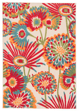 Jaipur Living Belize Multicolor Rectangle 5x8 ft Polypropylene Carpet 116143