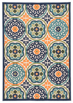 Jaipur Living Belize Multicolor Rectangle 5x8 ft Polypropylene Carpet 116167