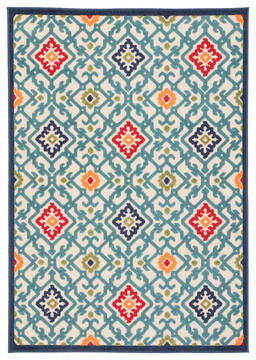 Jaipur Living Belize Multicolor Rectangle 9x12 ft Polypropylene Carpet 116173
