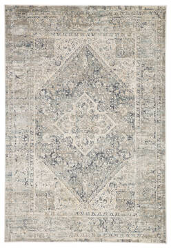 Jaipur Living Caicos Grey Rectangle 5x8 ft Viscose Carpet 116306