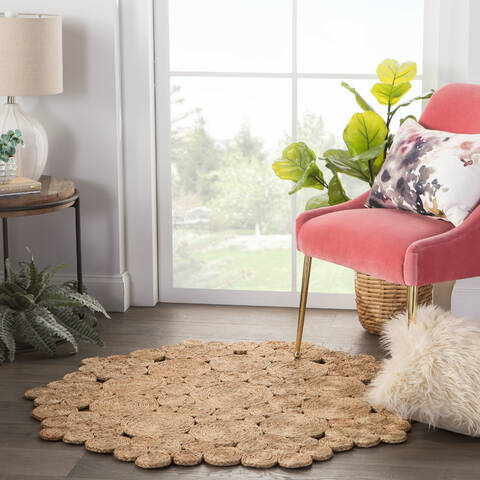Jaipur Living Cercles Beige Round 80 X 80 Area Rug RUG144200 803-116419 Image 2