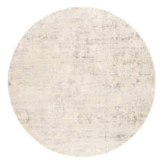 Jaipur Living Cirque Grey Round 5 to 6 ft Polyester and Viscose Carpet 116558