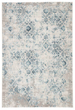 Jaipur Living Cirque Blue Rectangle 9x12 ft Polyester and Viscose Carpet 116633