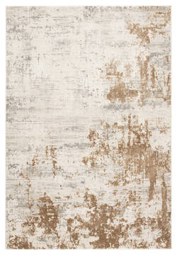 Jaipur Living Cirque Grey Rectangle 9x12 ft Polyester and Viscose Carpet 116682