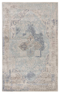 Jaipur Living Citrine Grey Rectangle 9x12 ft Wool and Viscose Carpet 116713