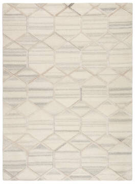 Jaipur Living City White Rectangle 9x13 ft Wool and Viscose Carpet 116818