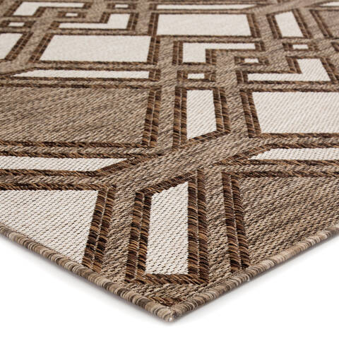 Jaipur Living Decora By Nikki Chu Brown 20 X 37 Area Rug RUG143881 803-117082 Image 1