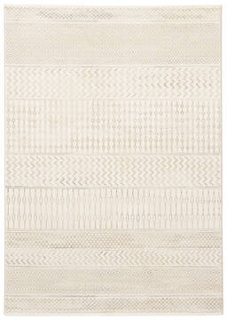 Jaipur Living Dash White Rectangle 5x8 ft Polypropylene Carpet 117124