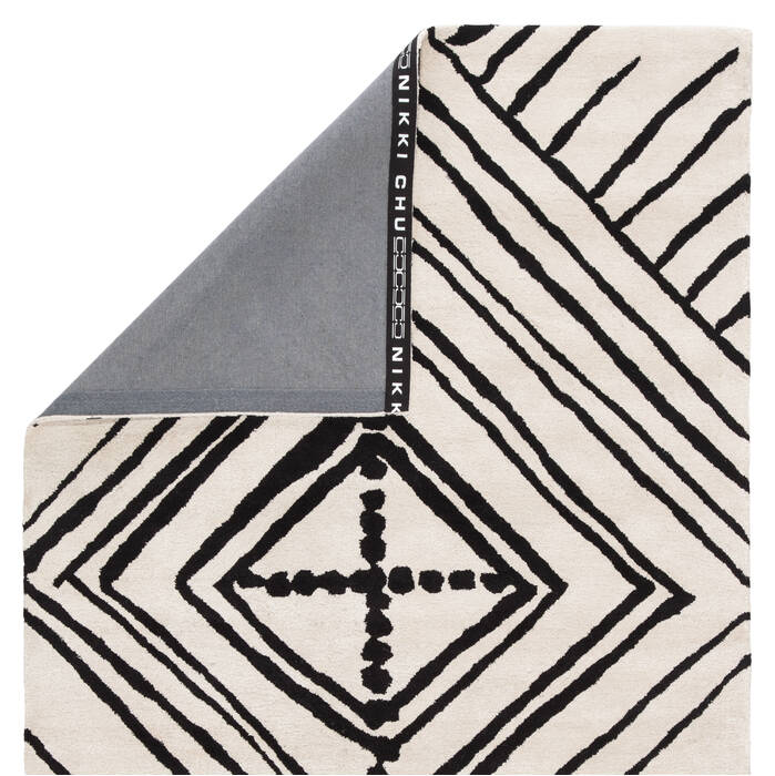 Jaipur Living Etho By Nikki Chu White 90 X 120 Area Rug RUG135363 803-117184 Image 2