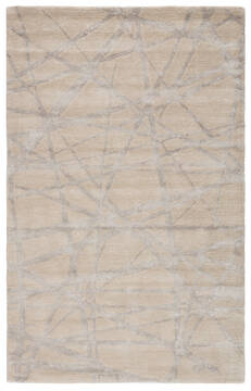Jaipur Living Etho By Nikki Chu White Rectangle 8x10 ft Wool and Viscose Carpet 117187