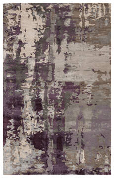 Jaipur Living Genesis Grey Rectangle 5x8 ft Wool and Viscose Carpet 117467