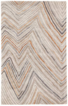 Jaipur Living Genesis Orange Rectangle 5x8 ft Wool and Viscose Carpet 117552