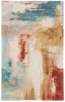 Jaipur Living Genesis Blue Rectangle 9x13 ft Wool and Viscose Carpet 117558
