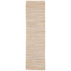 Jaipur Living Himalaya Beige Runner 6 to 9 ft Rayon and Jute Carpet 117615