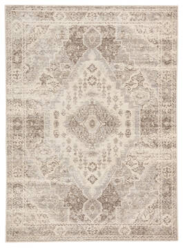Jaipur Living Indie Beige Rectangle 5x8 ft Polypropylene Carpet 117706