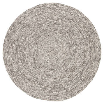 Jaipur Living Idriss Grey Round 5 to 6 ft Wool Carpet 117725