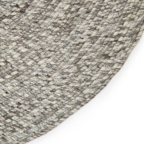 Jaipur Living Idriss Grey Round 80 X 80 Area Rug RUG143095 803-117726 Image 1