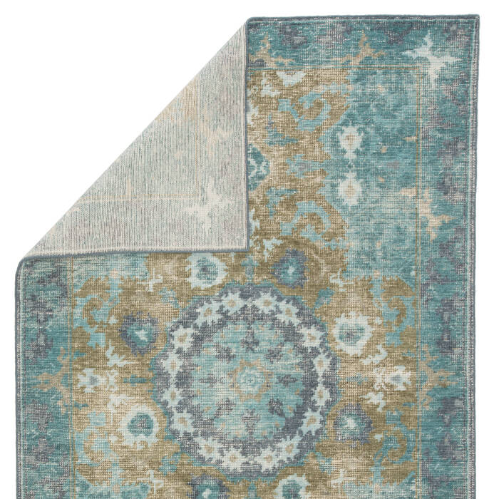 Jaipur Living Kai Green Rectangle 2x3 ft Wool Carpet 117826 SKU 117826