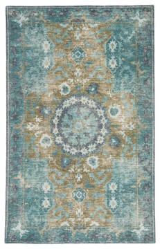 Jaipur Living Kai Green Rectangle 8x11 ft Wool Carpet 117827
