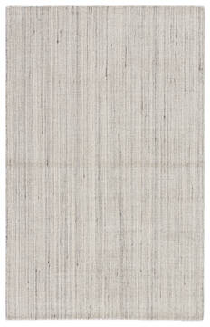 Jaipur Living Konstrukt Grey Rectangle 5x8 ft Wool and Viscose Carpet 117863