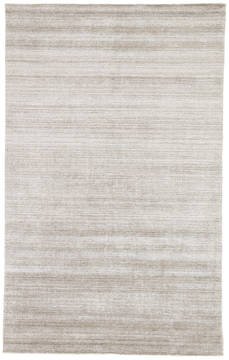 Jaipur Living Lefka Grey Rectangle 5x8 ft Wool and Viscose Carpet 117916