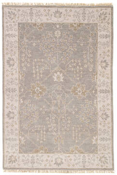 Jaipur Living Liberty Grey Rectangle 6x9 ft Wool Carpet 117944