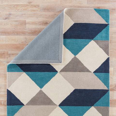 Jaipur Living En Casa By Luli Sanchez Tufted Blue 90 X 130 Area Rug RUG129339 803-118004 Image 2