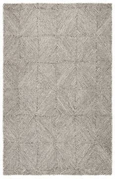 Jaipur Living Traditions Made Modern Tufted White Rectangle 5x8 ft Wool and Viscose Carpet 118137