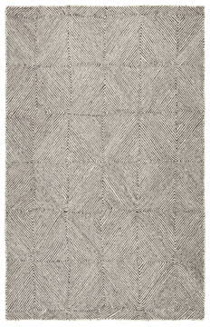 Jaipur Living Traditions Made Modern Tufted White Rectangle 8x11 ft Wool and Viscose Carpet 118138