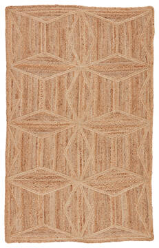 Jaipur Living Naturals Tobago Beige Rectangle 10x14 ft Jute Carpet 118240