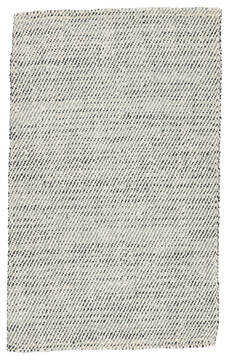 Jaipur Living Naturals Tobago White Rectangle 5x8 ft Jute Carpet 118278