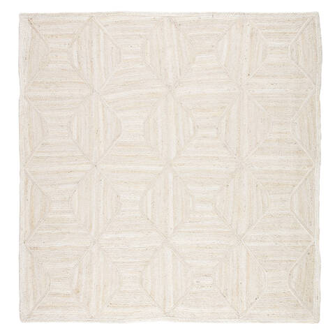 Jaipur Living Naturals Tobago White Square 80 X 80 Area Rug RUG134597 803-118332 Image 0