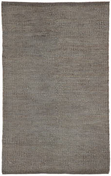 Jaipur Living Naturals Monaco Grey Rectangle 5x8 ft Jute Carpet 118399