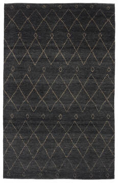 Jaipur Living Nostalgia Grey Rectangle 5x8 ft Wool Carpet 118409