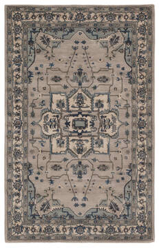 Jaipur Living Poeme Grey Rectangle 8x10 ft Wool Carpet 118657