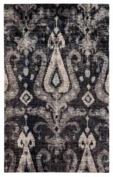 Jaipur Living Polaris Black Rectangle 2x3 ft Polypropylene Carpet 118753