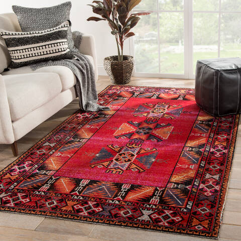 Jaipur Living Polaris Red Runner 10 to 12 ft Polypropylene Carpet ...